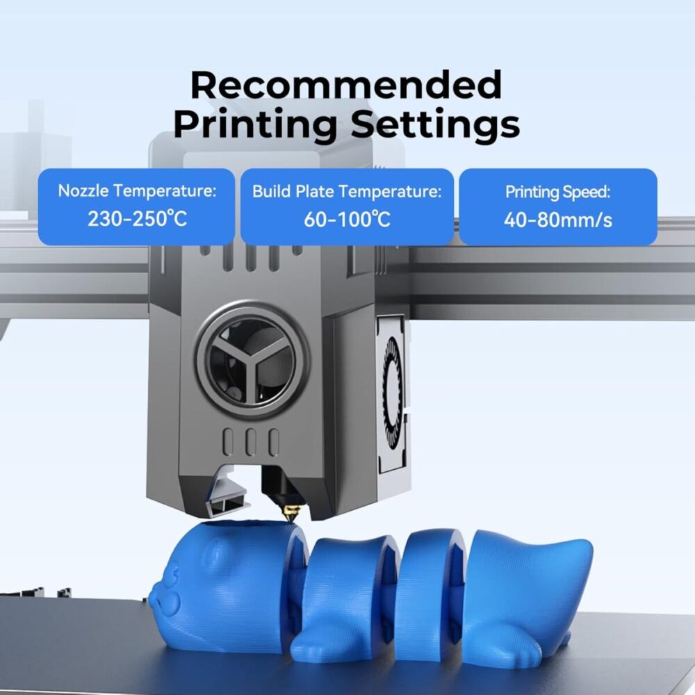 Alternative view of Creality CR-PETG Value Pack 2kg - No Reel - 2x Gray 3D Printer Filament Refill (grey)