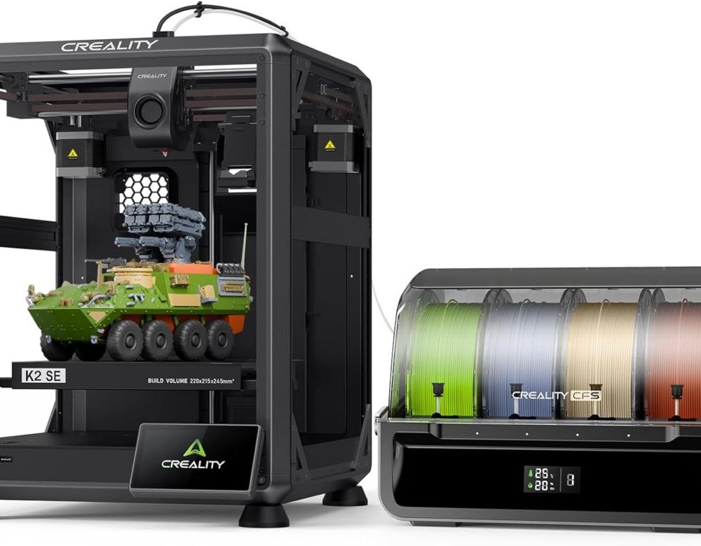 CREALITY K2 SE COMBO - with CFS FDM Semi Enclosed 3d Printer 500mm/s multicolor 220x215x245mm