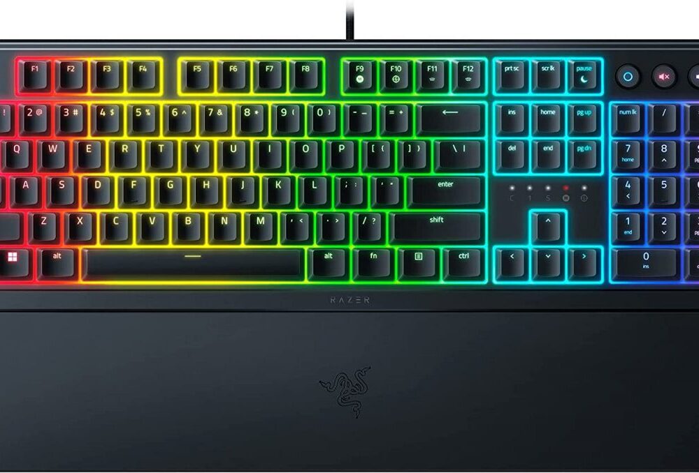 Razer ORNATA V3 Mecha-Membrane Gaming Keyboard - Low-Profile - UV-Coated Keycaps US