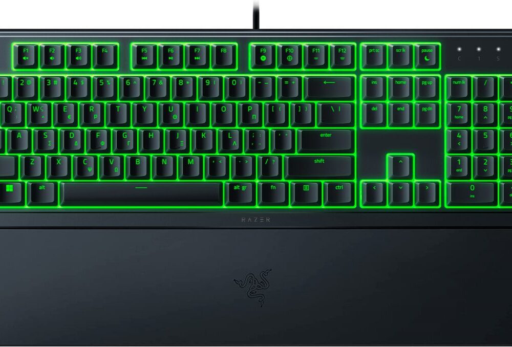 Razer ORNATA V3 X Gaming Keyboard - Low Profile Membrane - Split Resist - RGB - GR Layout