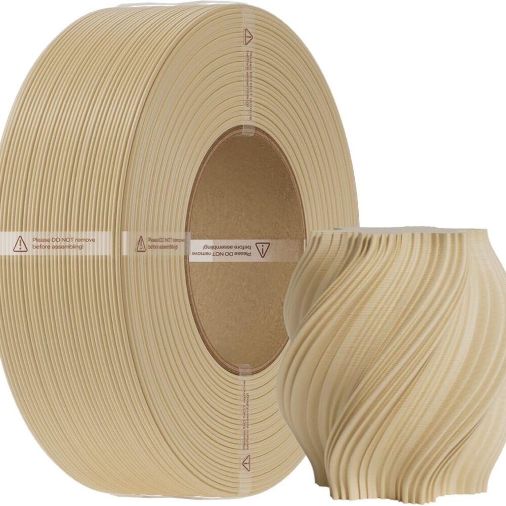 Creality CR-PETG Beige - No Reel 3D Printer Filament, Hard Glossy, Tensile 49MPA 1 kg Spool1.75