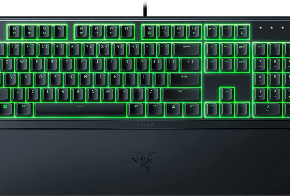 Razer ORNATA V3 X Gaming Keyboard - Low Profile Membrane - Split Resist - RGB - US Layout