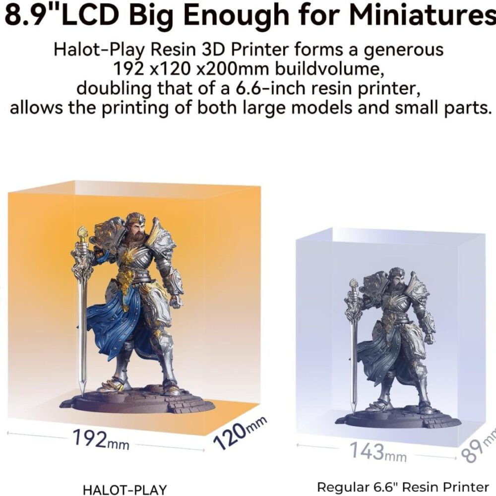 Alternative view of Creality Halot Play - 4k Piocreat Resin Printer fast 60mm/h 130x82x160mm