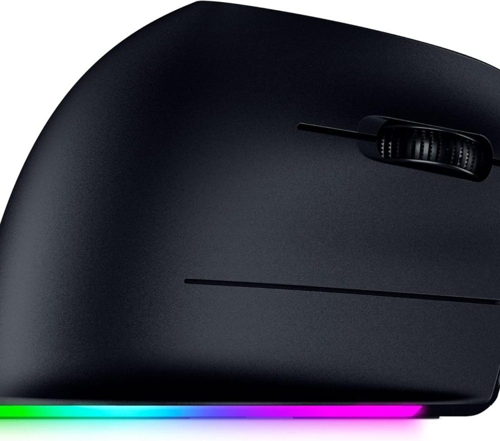 Alternative view of Razer PRO CLICK V2 - Vertical Wireless Ergonomic Mouse - ChatGPT AI - Gaming - Long Battery