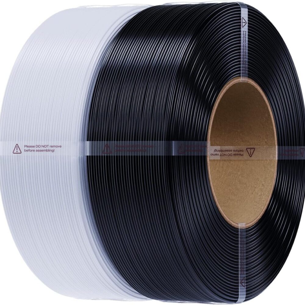 Creality CR-PETG Value Pack 2kg - No Reel - Black & White 3D Printer Filament Refill