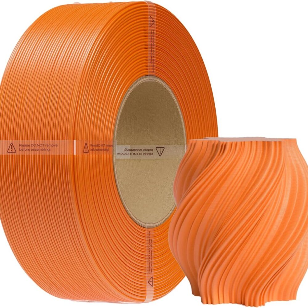 Creality CR-PETG Orange - No Reel 3D Printer Filament, Hard Glossy, Tensile 49MPA, 1 kg Spool1.77