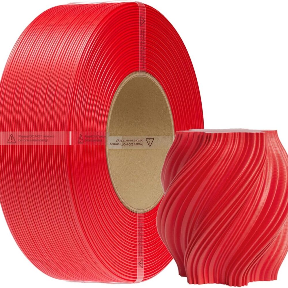 Creality CR-PETG Red - No Reel 3D Printer Filament, Hard Glossy, Tensile 49MPA, 1 kg Spool1.83