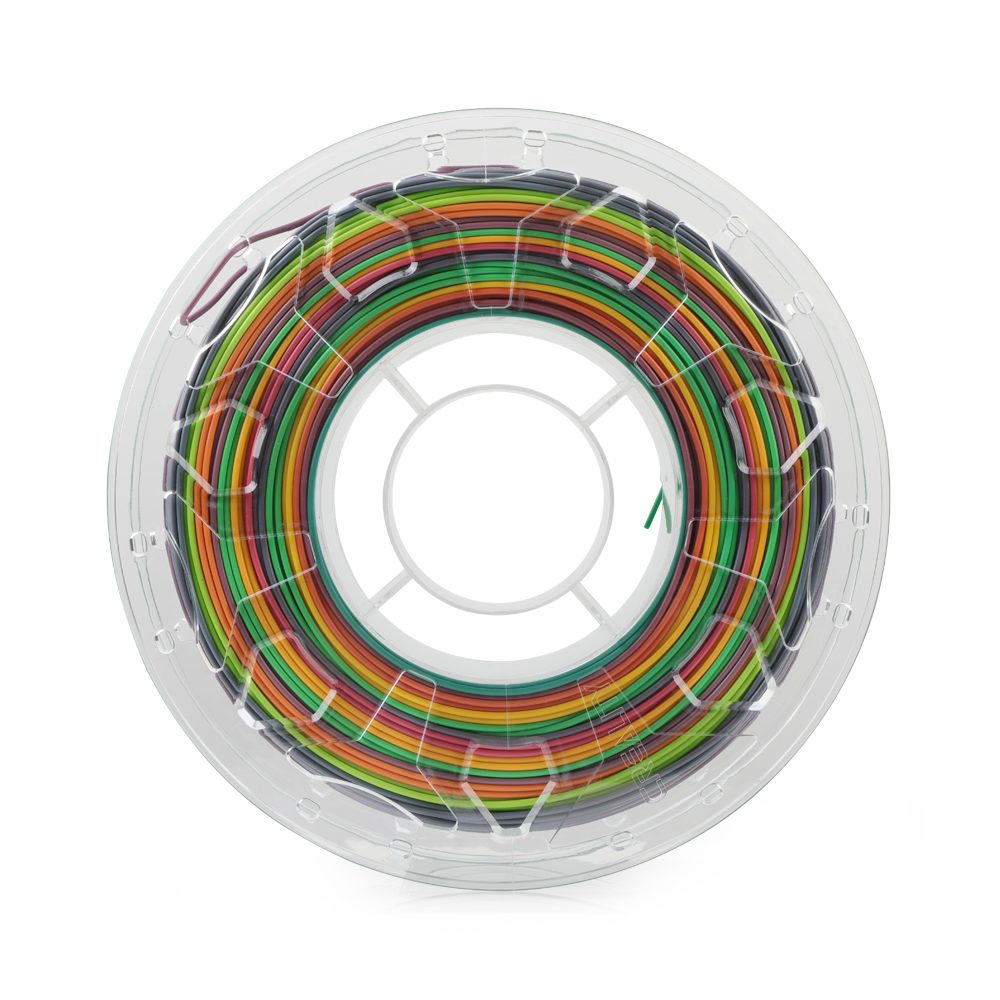 Alternative view of Creality CR-PLA Rainbow, 3D Printer Filament 1 kg Spool,1.75 mm (3301010010)