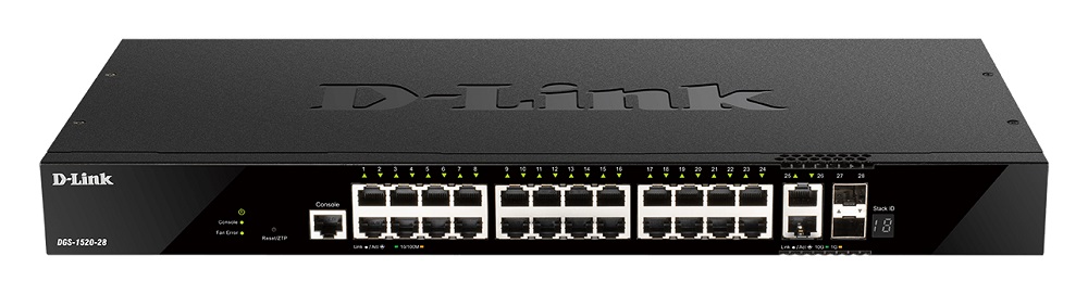 DLINK DGS-1520-28 24x10/100/1000, 2 x 10G SFP+