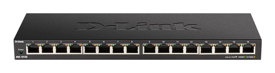 Alternative view of D-LINK Switch DGS-1016S 16-Port Gigabit Unmanaged Switch