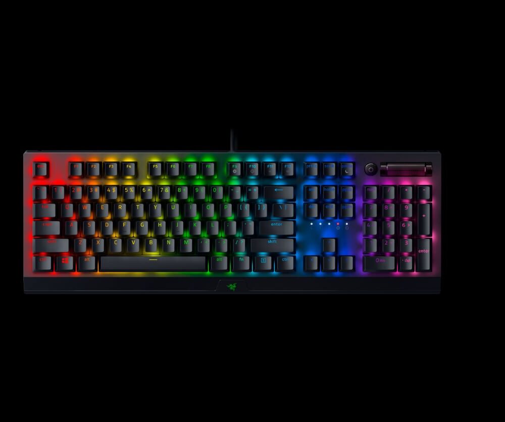 Alternative view of Razer BLACKWIDOW V3 - Mechanical Keyboard (Green Switch) - Wrist Rest - GR Layout