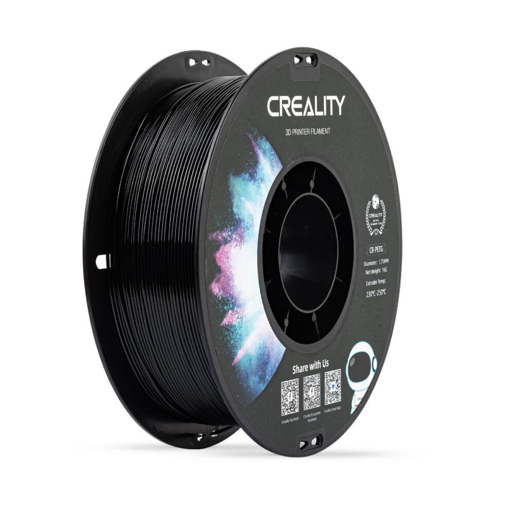 Alternative view of Creality CR-PETG Value Pack 4kg - 4x Black 3D Printer Filament