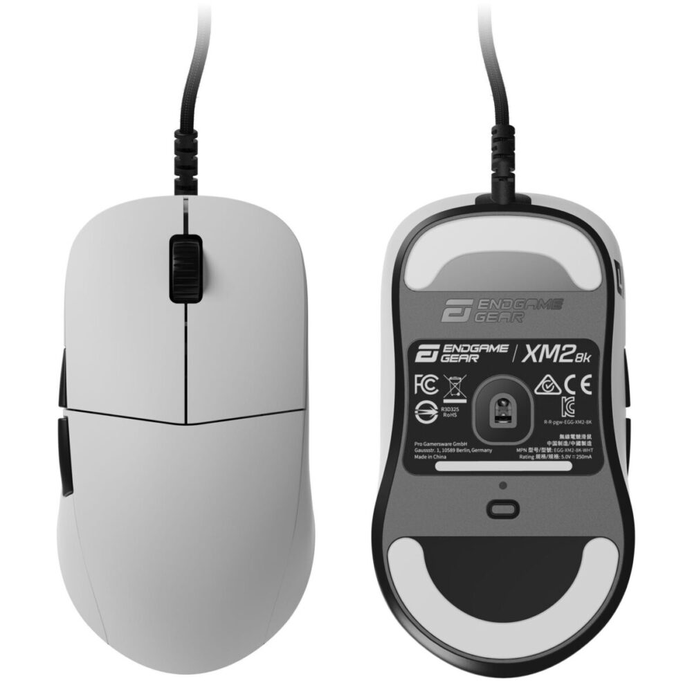 Alternative view of Endgame Gear XM2 8k Gaming Mouse, wired White
