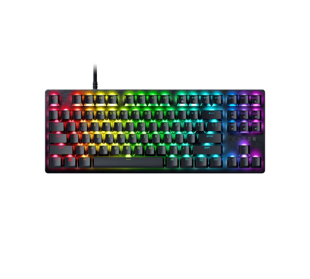 RAZER HUNTSMAN V3 X TENKEYLESS - GAMING RGB OPTICAL KEYBOARD (CLICKY PURPLE SWITCH) - GR LAYOUT