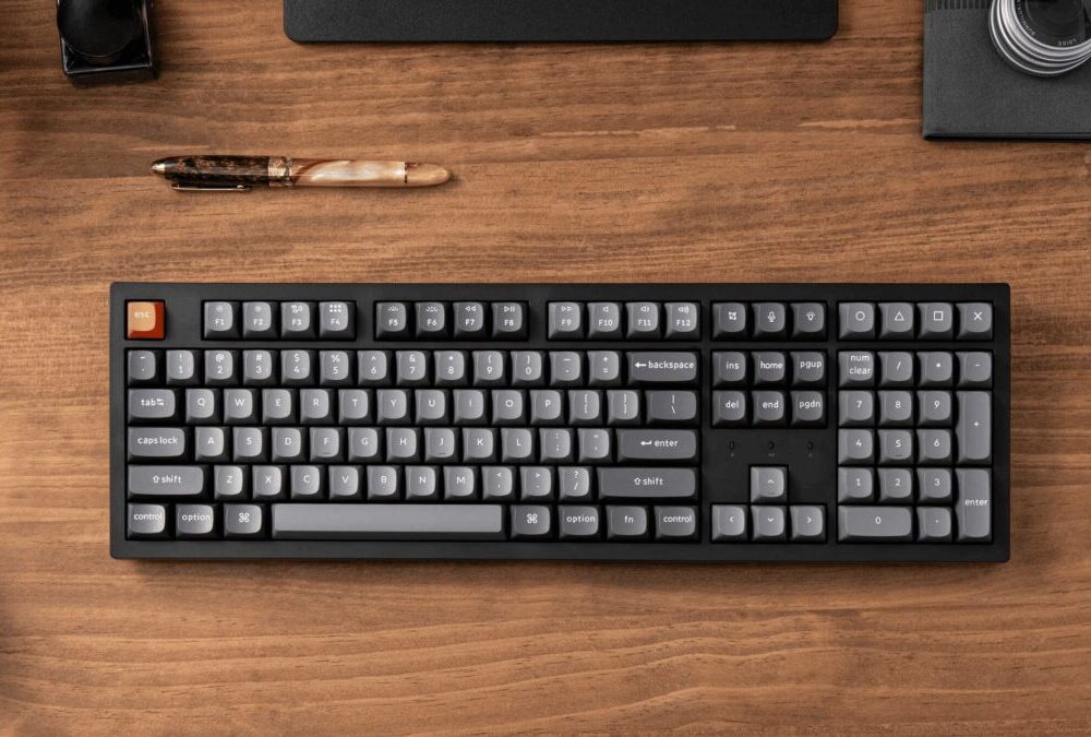 Alternative view of Keychron K10 Max (K10M-H1) QMK Wireless Mechanical Keyboard Red Switch RGB 100% US Layout