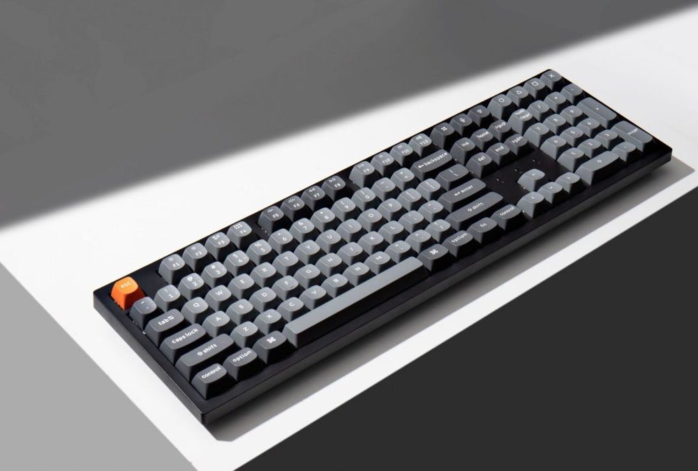 Alternative view of Keychron K10 Max (K10M-H3) QMK Wireless Mechanical Keyboard Brown Switch HotSwap RGB 100% US Lay