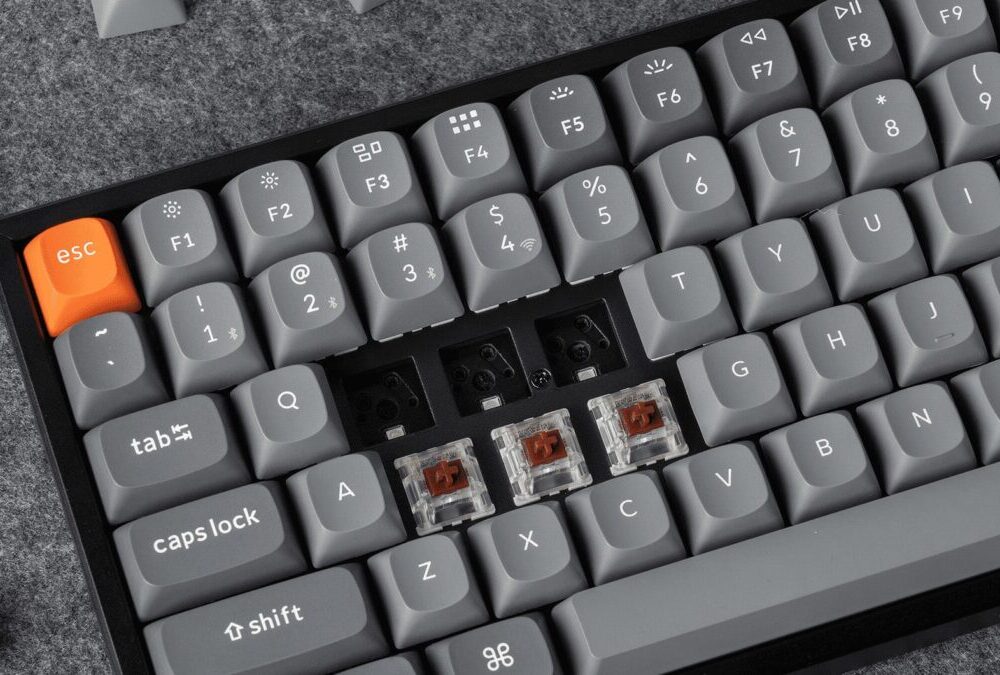 Alternative view of Keychron K2 Max (K2M-J3) QMK Wireless Mechanical Keyboard Brown Switch (Hot-Swap) 75% Us Layout