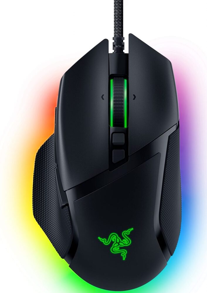 Razer BASILISK V3 - RGB - Ergonomic FPS Gaming Mouse - Wired - Optical Switches
