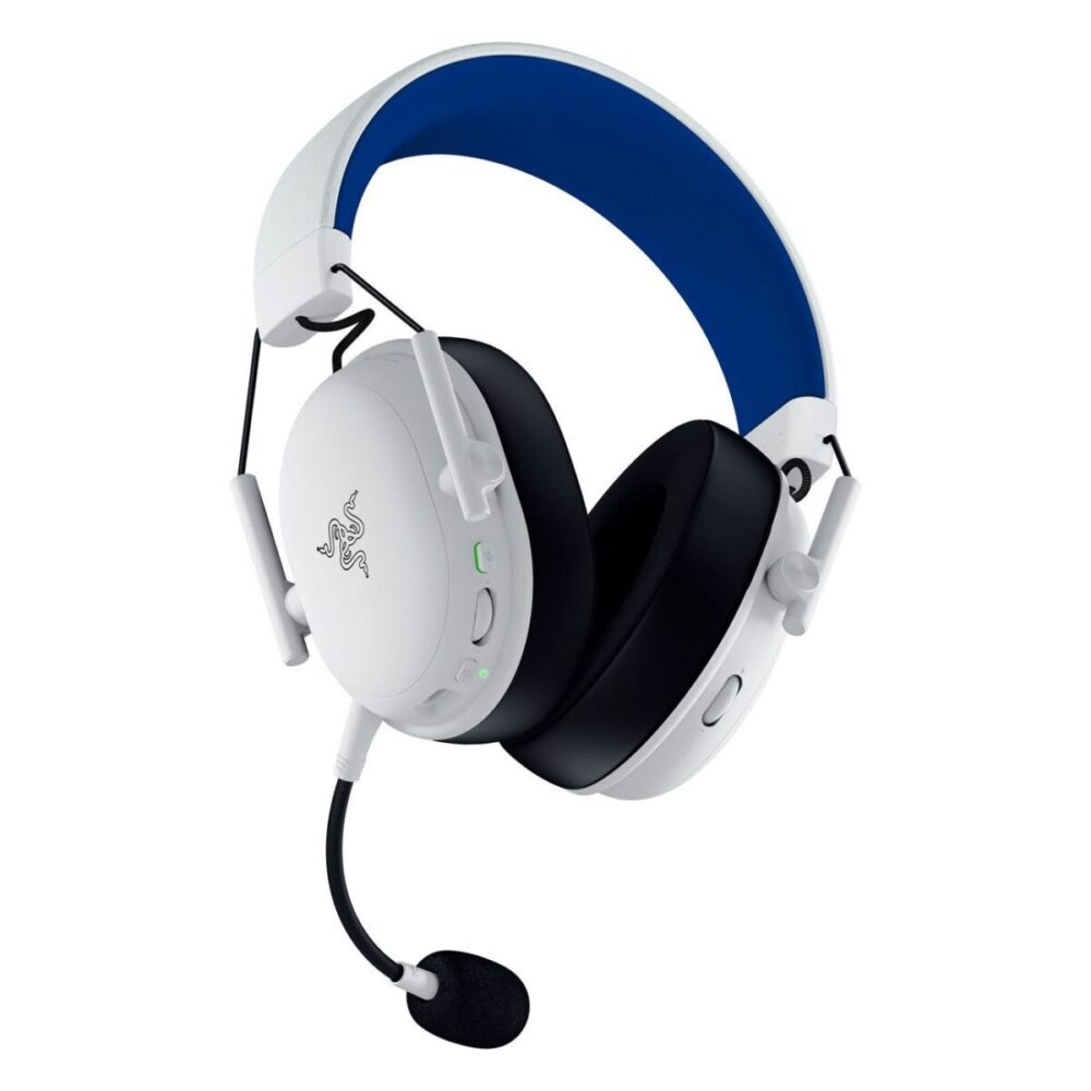 Alternative view of Razer BlackShark V3 X Hyperspeed Licensed for PlayStation - White - Wireless Headset - 2.4Ghz/BT/USB