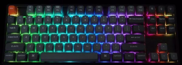 Alternative view of Keychron K8 Max (K8M-J1) QMK Wireless Mechanical Keyboard Red Switch Hot-Swap 80% US Layout