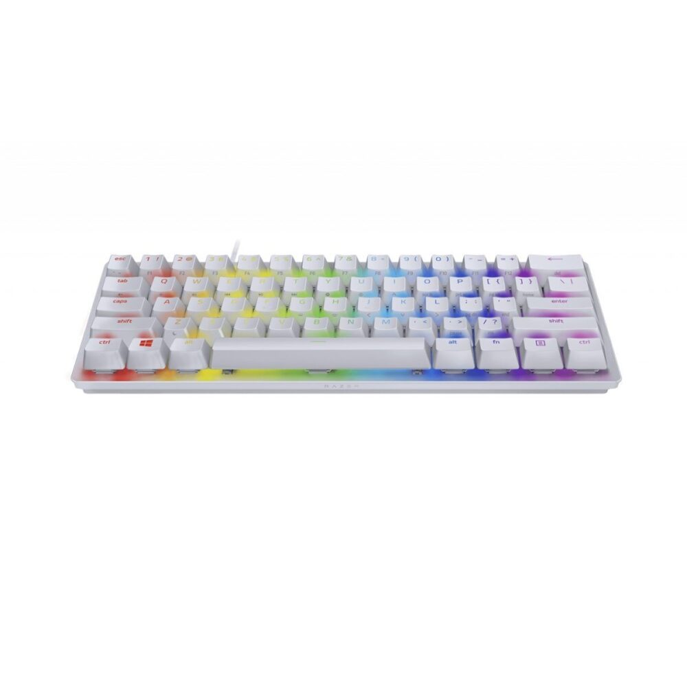 Alternative view of Razer HUNTSMAN MINI MERCURY ED. - 60% Opto Mechanical Gaming Keyboard Purple Switch - US Layout