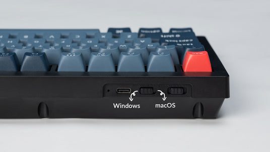 Alternative view of Keychron V6 Max (V6M-D3) QMK/VIA Wireless(BT/2,4/Wired) Custom Mechanical Keyboard Brown Switch 100%