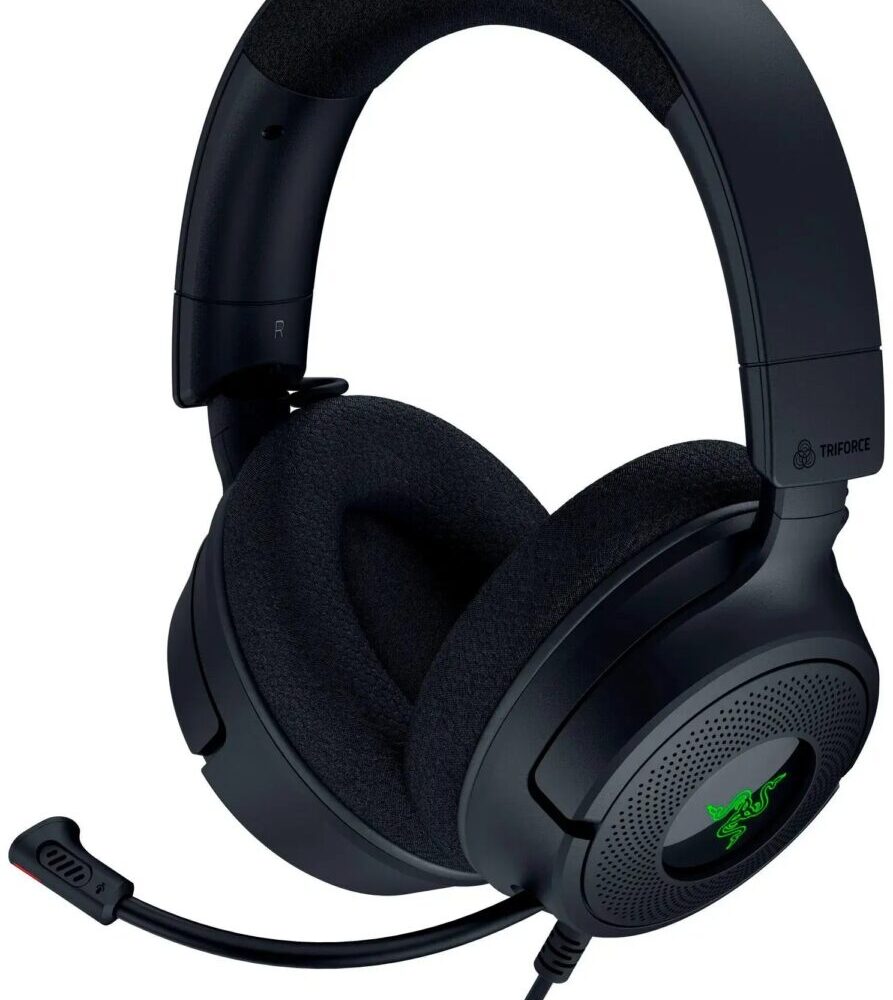 Alternative view of Razer KRAKEN V4 X USB - RGB 7.1 Gaming Headset - 40 mm Driver - PC/PS5/PS4