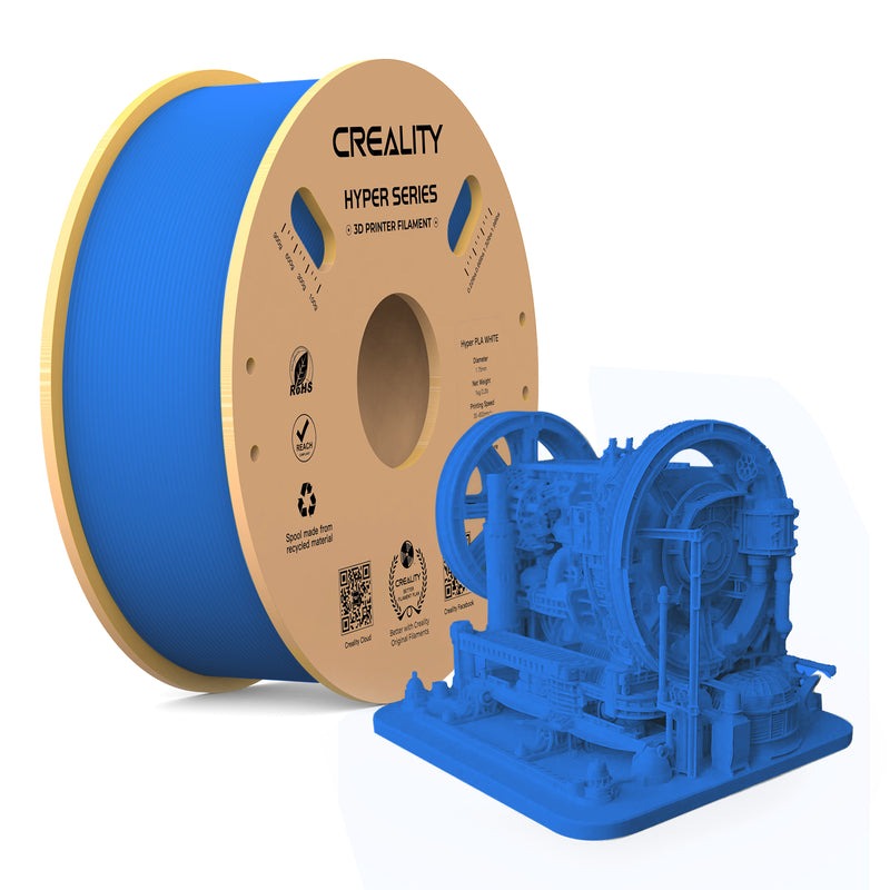 Alternative view of Creality Hyper PLA Blue 3D Printer Filament, High Speed, 1 kg Spool1.75