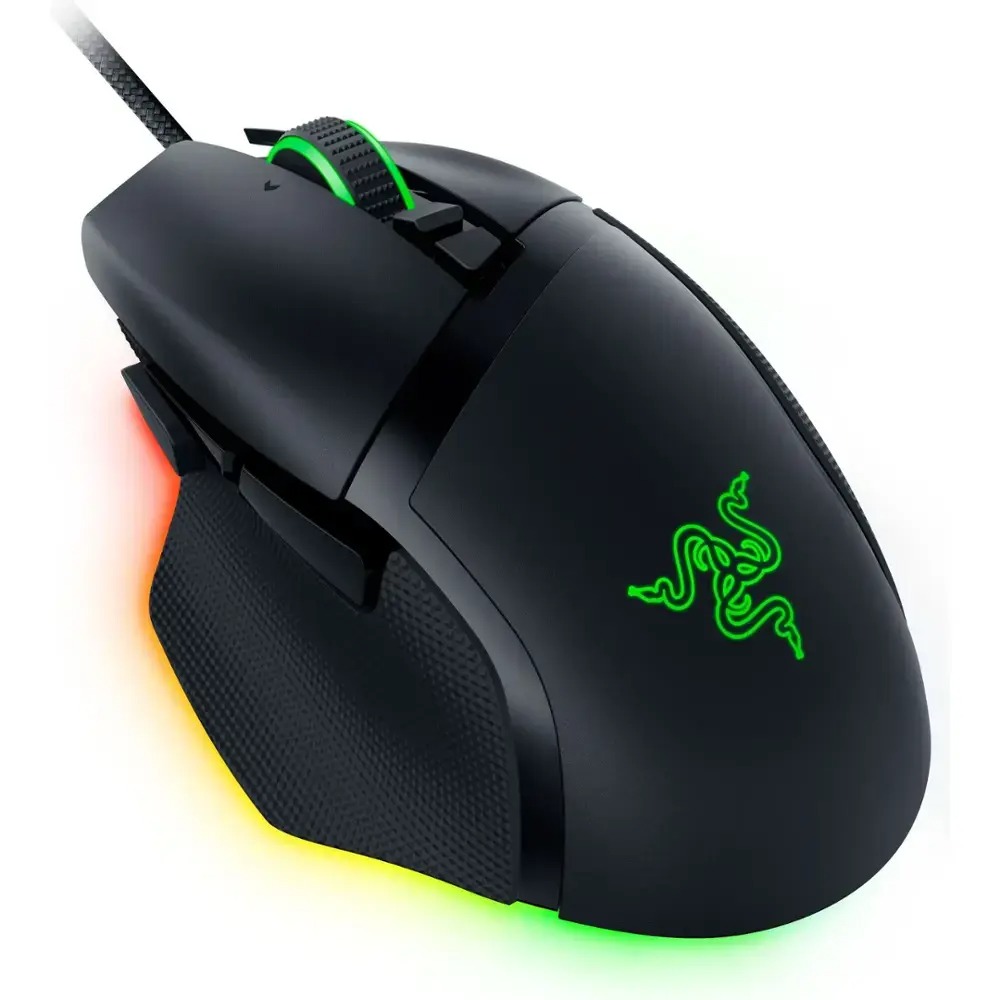 Alternative view of Razer BASILISK V3 35K BLACK - RGB Gaming Mouse - Optical Switches - Tilt Wheel - 11 Buttons