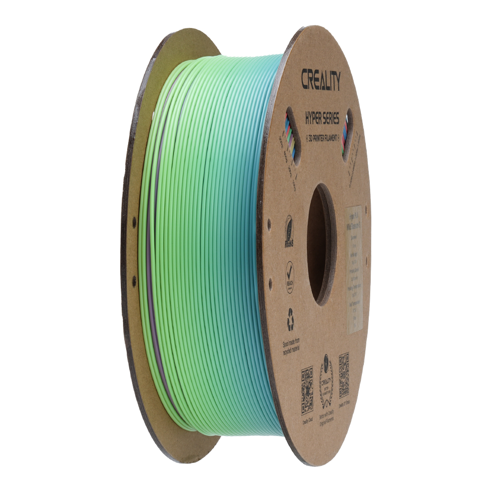 Creality Hyper PLA Rainbow Wild Blossom Short Grad.- Fast Printing Filament with CFS tag 1kg 1.75
