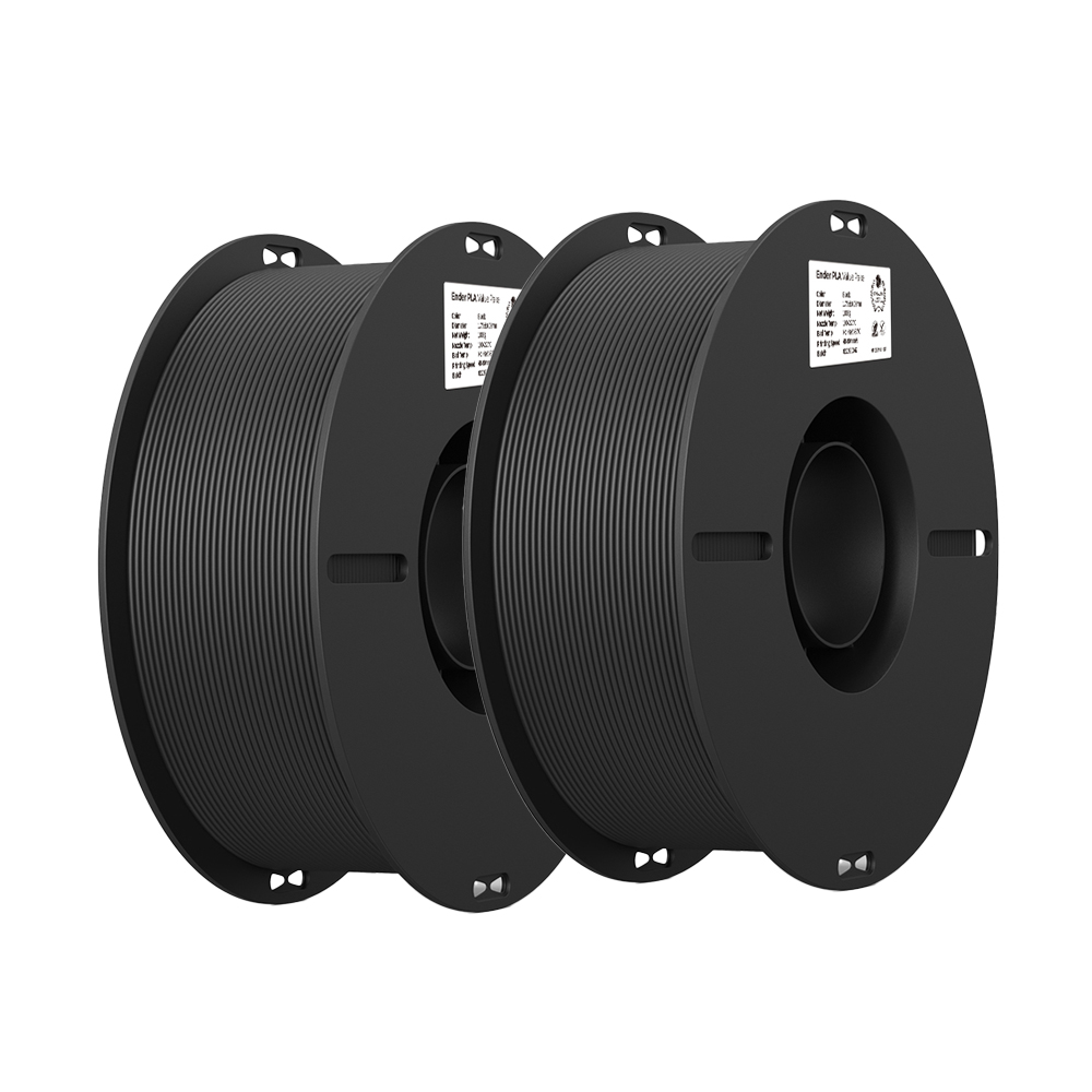 Creality EN-PLA Value Pack 2kg - Black - Black 1+1kg Ender 3D Printer Filament 3301010346
