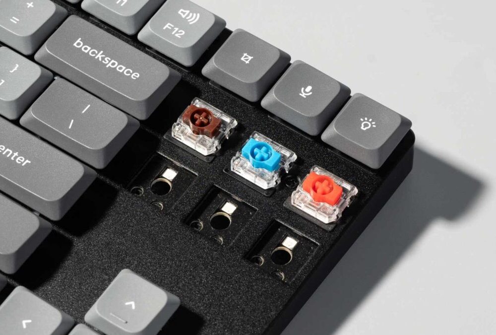 Alternative view of Keychron K1 Max (K1M-H1) ANSI 80% TKL Black Full Assembled Red Switch RGB Hot-Swap Wired Low Profile