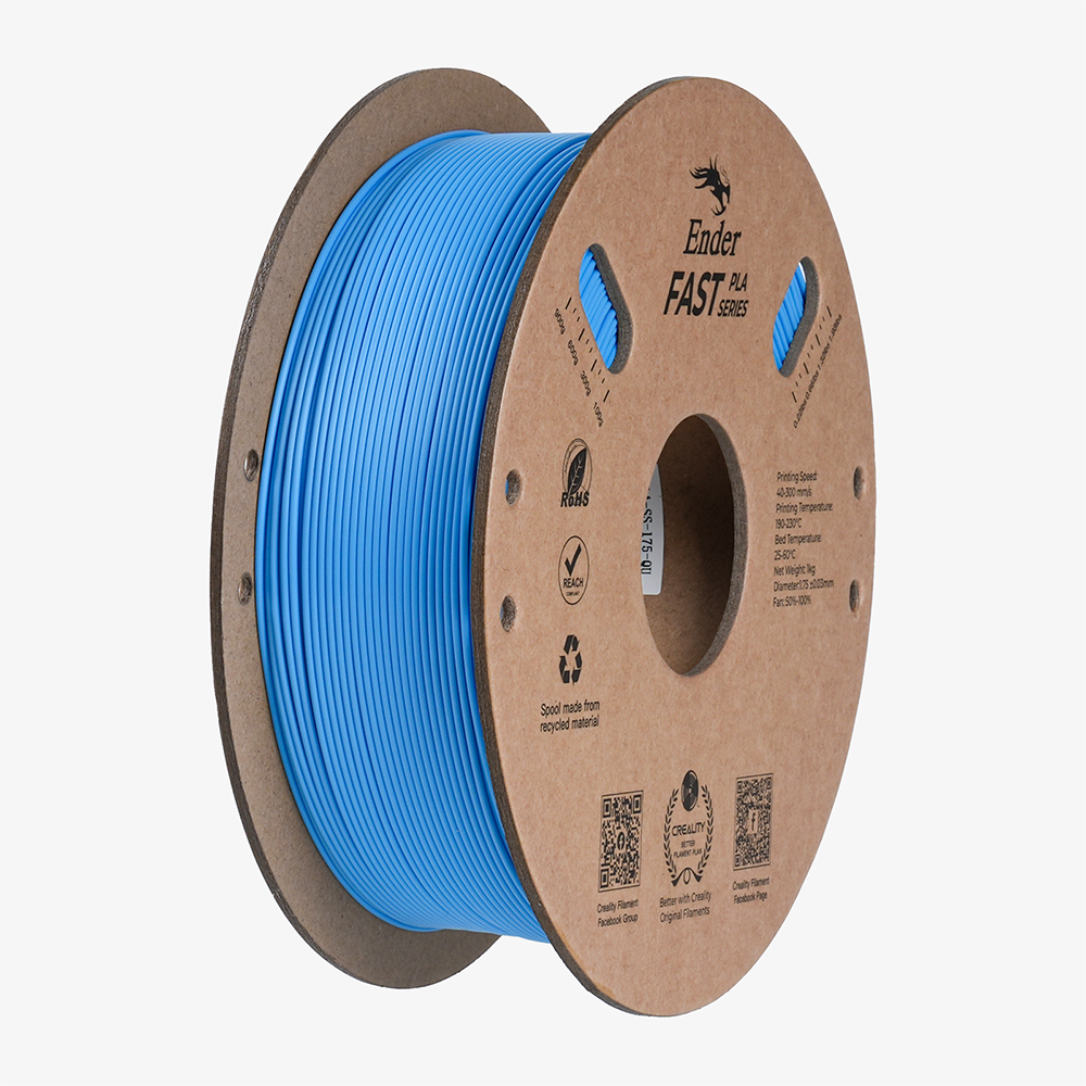 Creality Ender Fast PLA Light Blue 300mm/s 3D Printer Filament 1 kg Spool,1.82