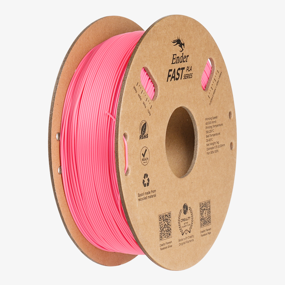 Creality Ender Fast PLA Powder Pink 300mm/s 3D Printer Filament 1 kg Spool,1.89