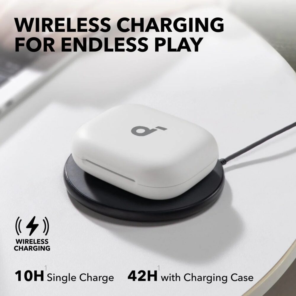 Alternative view of ANKER SOUNDCORE EARPHONES AEROFIT 2 WHITE