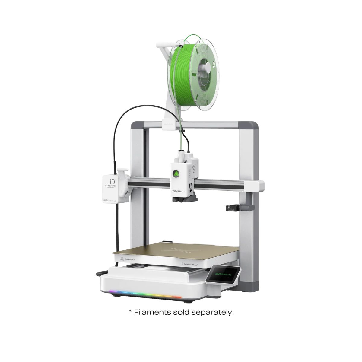 Creality SparkX i7 3D Printer - 500mm/s fast - AI Smart Detection - 26x26x26 - No Assembly