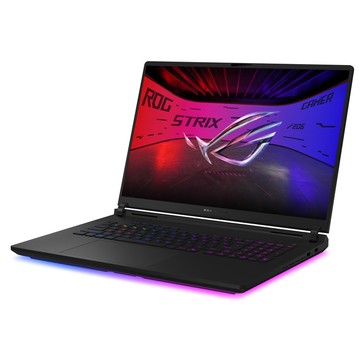 Alternative view of ASUS Laptop ROG Strix SCAR 18 G835LXG-TQ472X 18'' 3840 x 2400 Mini Led 240Hz U9-290HX/64GB/2TB SSD NVMe PCIe 4.0/NVidia GeForce RTX 5090 24GB/Win 11 Pro/2Y/Off Black/With ROG backpack and Gaming Mouse