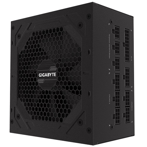 Alternative view of GIGABYTE Power Supply 750W Fully Modular 80+Plus GOLD Main Japanese capacitors