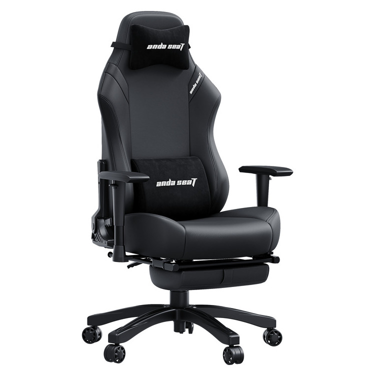 ANDA SEAT Gaming Chair LUNA PRO Black w/Footrest