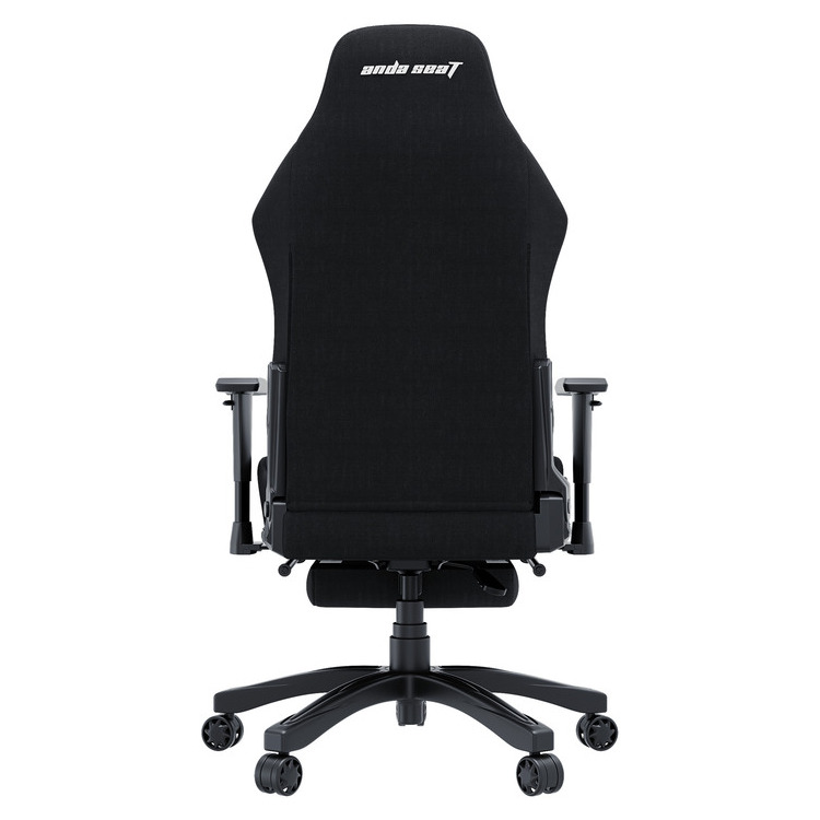 ANDA SEAT Gaming Chair LUNA PRO Black Fabric w/Footrest - Image 6