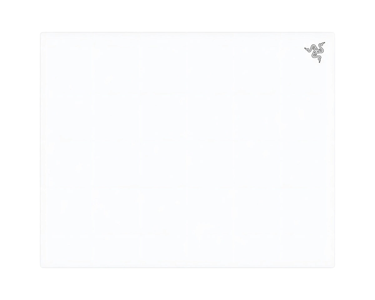 Razer ATLAS PRO White - Gaming Mouse Mat - 1.9mm Premium Tempered Glass - Scratch Resistant
