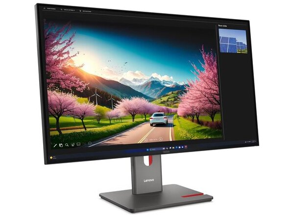 LENOVO Monitor ThinkVision P32UD-40 31.5'' 4K IPS, HDMI, USB, Display Port, Thunderbolt, RJ45 Height adjustable,3YearsW - Image 3