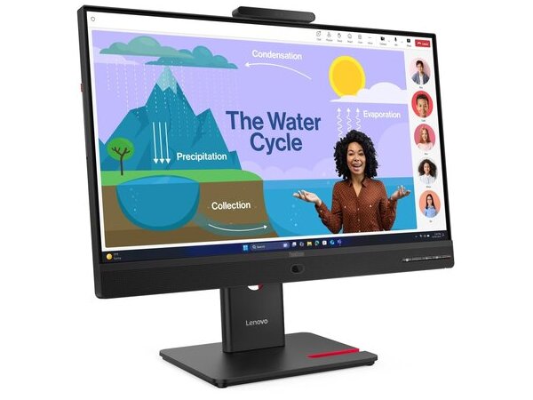LENOVO Monitor ThinkVision T24D-4v 23.8'' FHD IPS, HDMi, Display Port,USB-C,USB, Height adjustable,Speakers, 3YearsW - Image 2