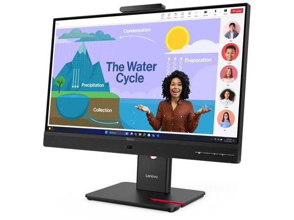 LENOVO Monitor ThinkVision T24D-4v 23.8'' FHD IPS, HDMi, Display Port,USB-C,USB, Height adjustable,Speakers, 3YearsW - Image 3