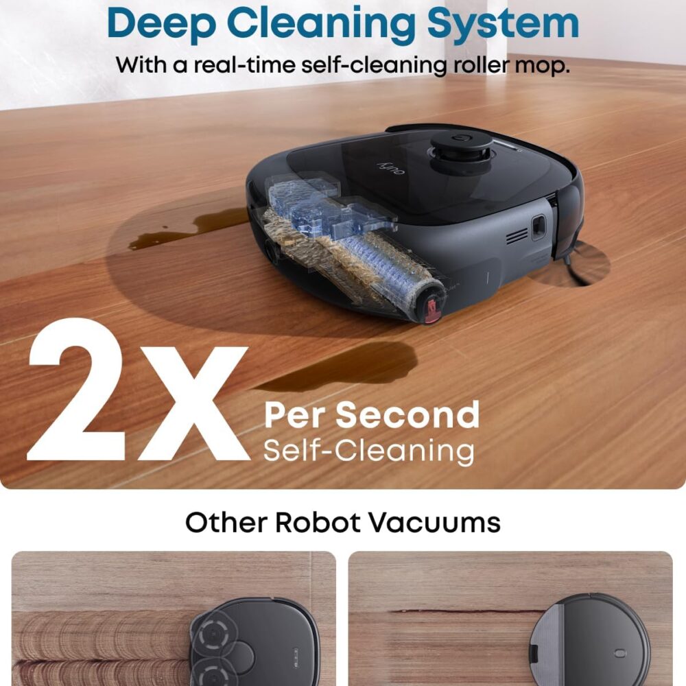 Alternative view of Anker Eufy Robot Vacuum Cleaner E28 Omni with Mop All-In-One