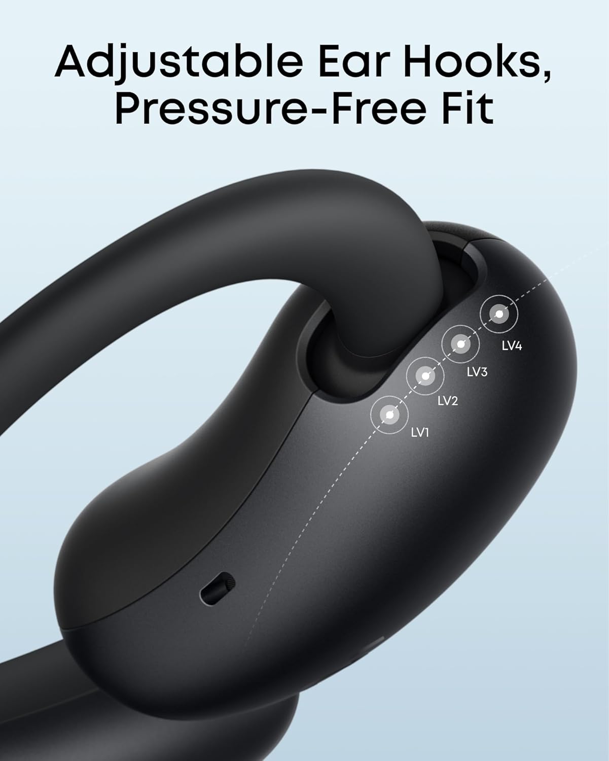 ANKER Soundcore BT Earphones AEROFIT 2 Open Ear Black - Image 3