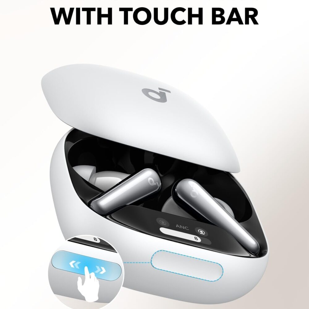 Alternative view of ANKER Soundcore Liberty 4 Pro TWS Earphones ANC White