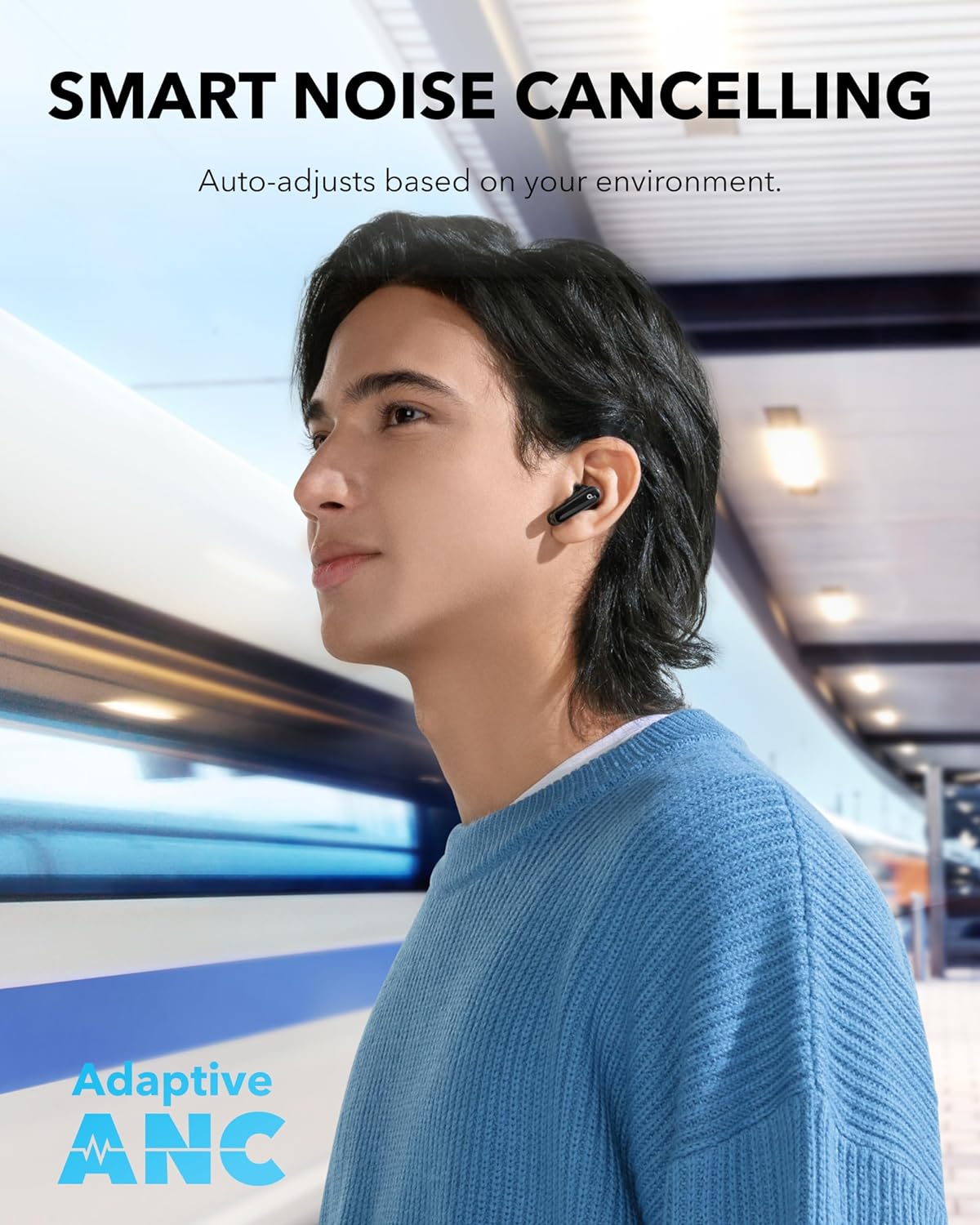 ANKER Soundcore P40i TWS Earphones NC Black - Image 3
