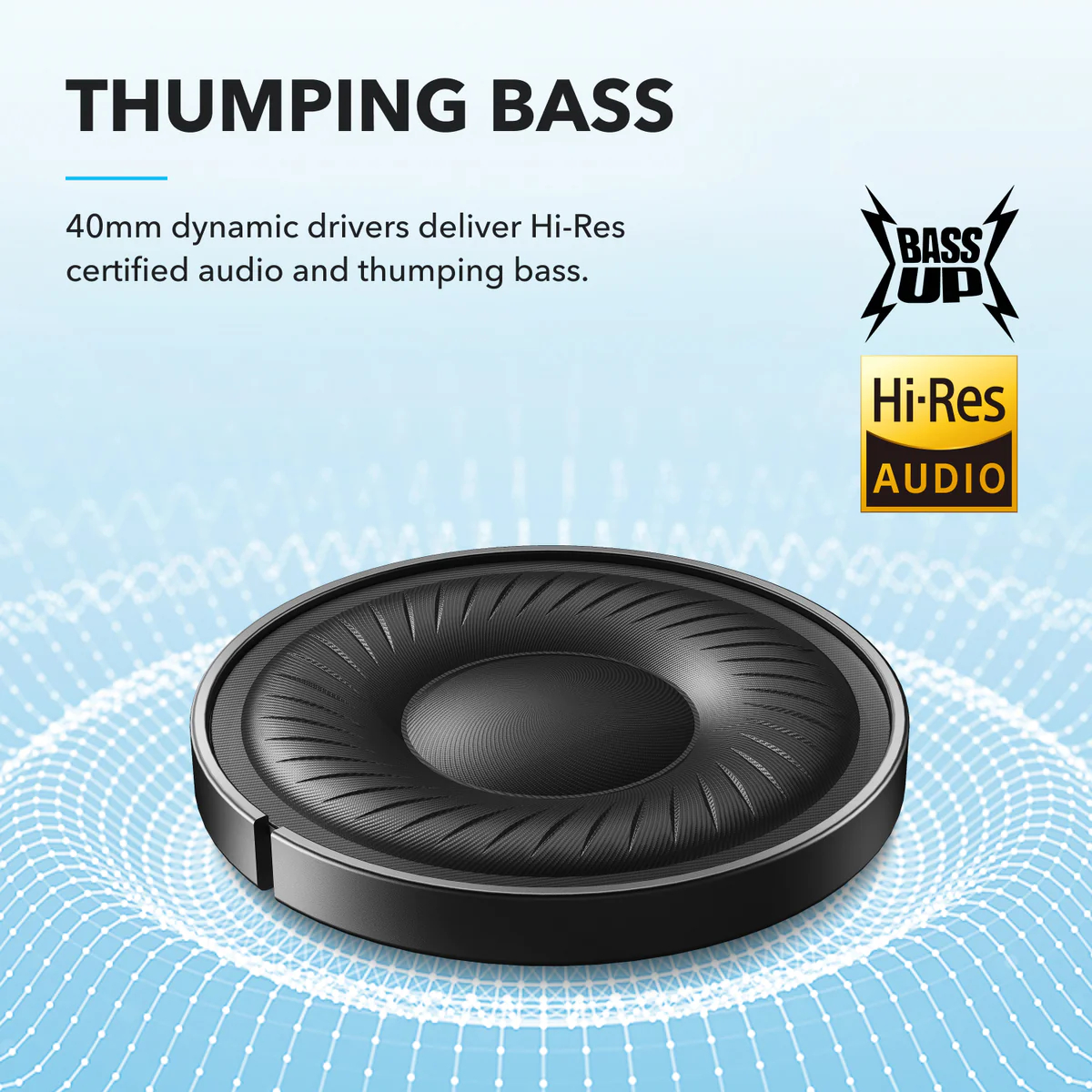 ANKER Soundcore Q20i Headphone Hybrid Active Noise Cansellation - Image 3