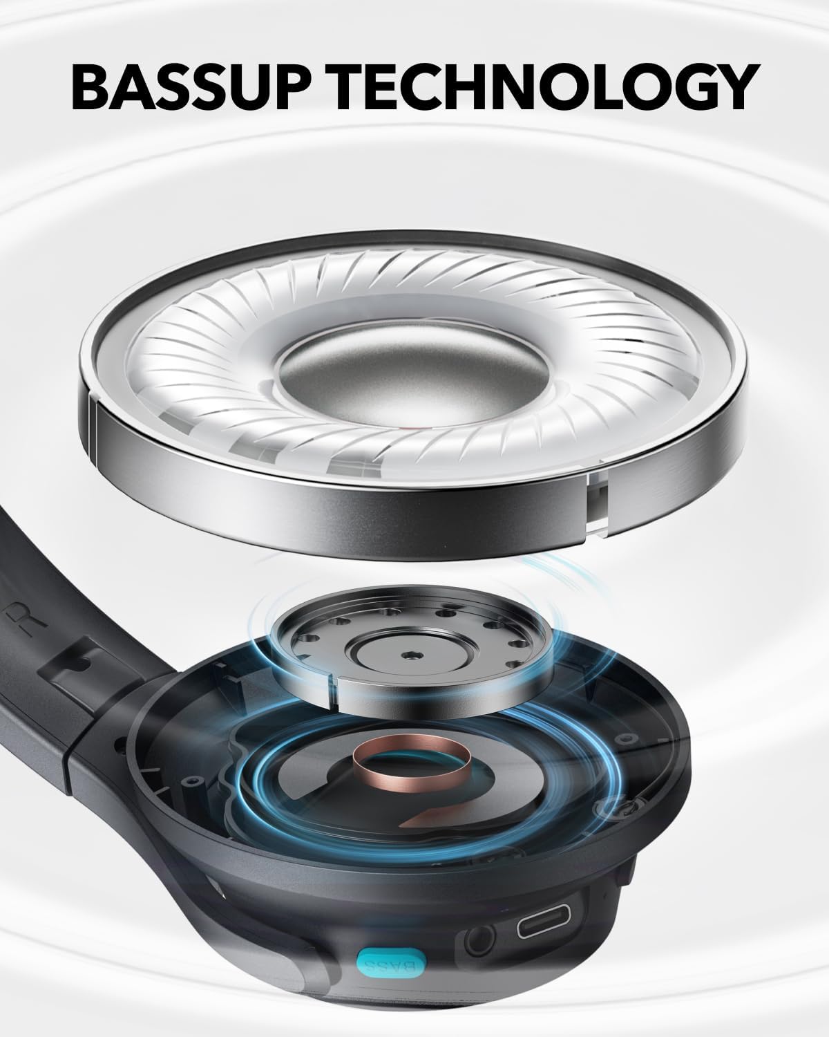 ANKER Headphones Soundcore Q11i Over-Ear 60H Playtime - Image 3